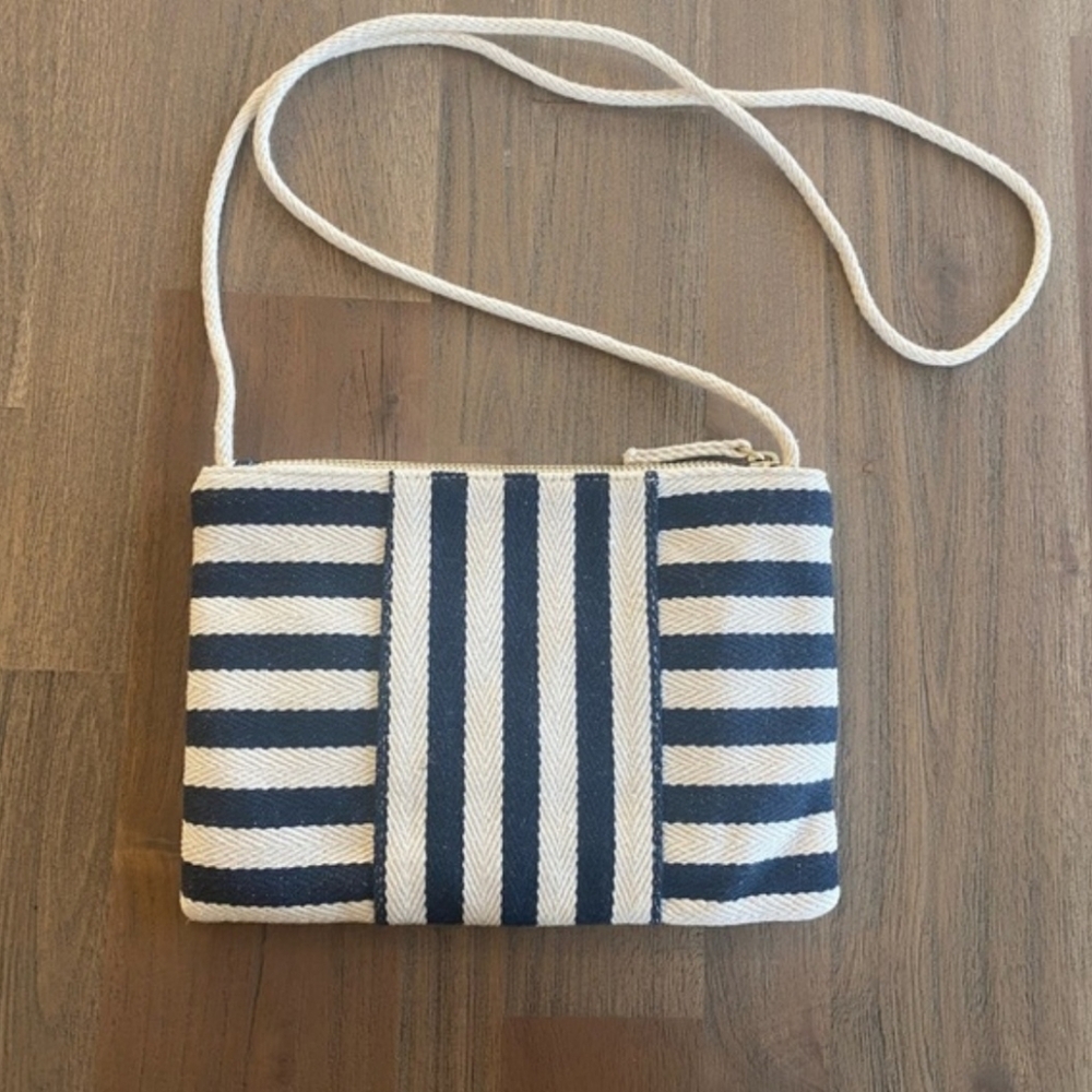GAP WOMEN'S STRIPED CROSSBODY PURSE